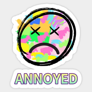 ANNOYED,displeased look Sticker